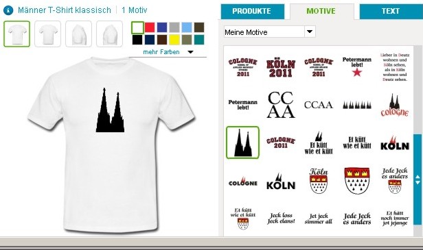 Köln T-Shirt Designer
